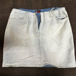 new york and company jean skirt size 8